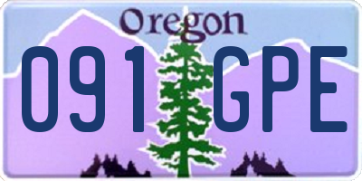 OR license plate 091GPE