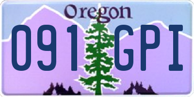 OR license plate 091GPI