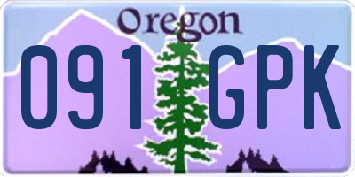OR license plate 091GPK