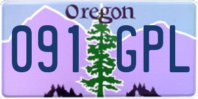 OR license plate 091GPL