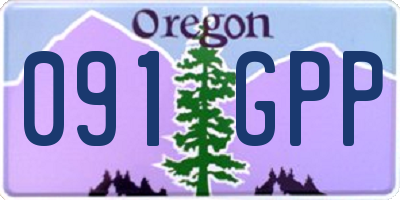 OR license plate 091GPP