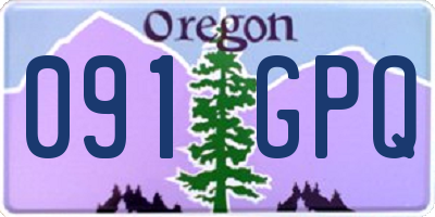 OR license plate 091GPQ