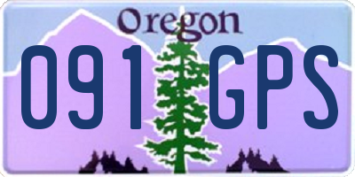 OR license plate 091GPS