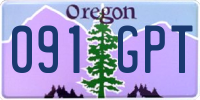 OR license plate 091GPT