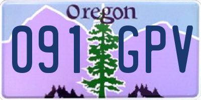 OR license plate 091GPV