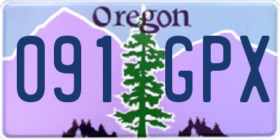 OR license plate 091GPX