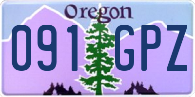 OR license plate 091GPZ