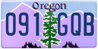 OR license plate 091GQB