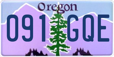 OR license plate 091GQE