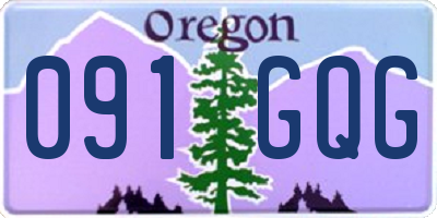 OR license plate 091GQG