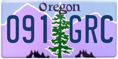OR license plate 091GRC