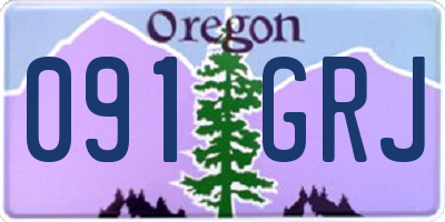 OR license plate 091GRJ