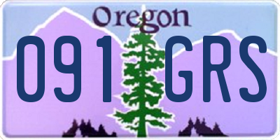 OR license plate 091GRS