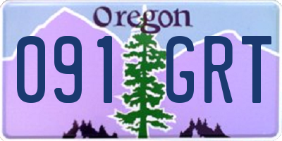 OR license plate 091GRT