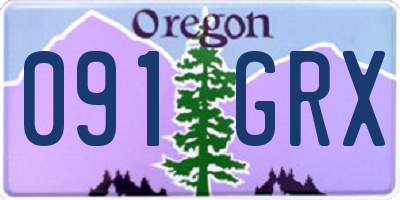 OR license plate 091GRX