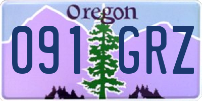OR license plate 091GRZ