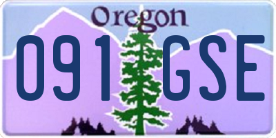 OR license plate 091GSE