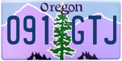 OR license plate 091GTJ