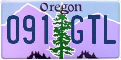 OR license plate 091GTL