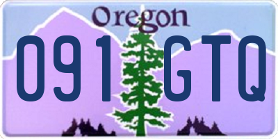 OR license plate 091GTQ