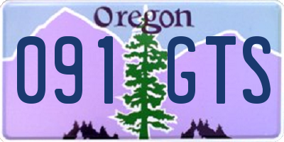 OR license plate 091GTS