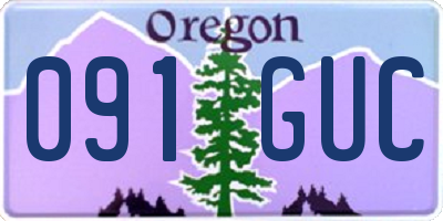 OR license plate 091GUC
