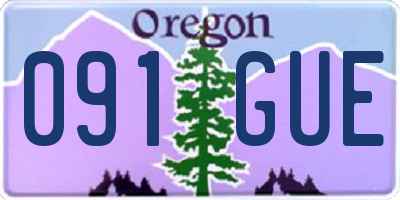 OR license plate 091GUE
