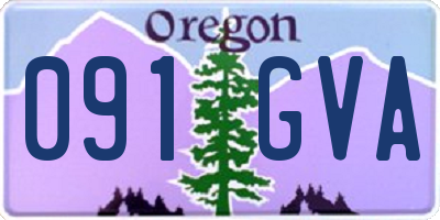 OR license plate 091GVA