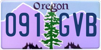 OR license plate 091GVB