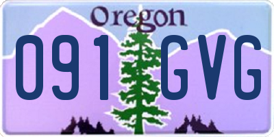 OR license plate 091GVG