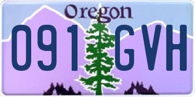 OR license plate 091GVH