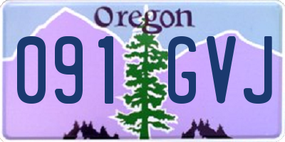 OR license plate 091GVJ