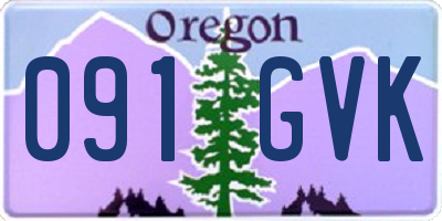 OR license plate 091GVK