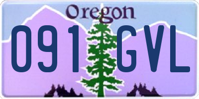 OR license plate 091GVL