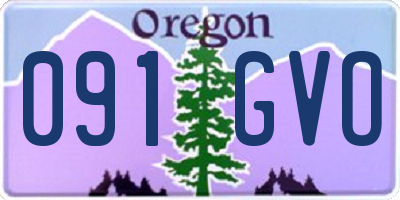 OR license plate 091GVO