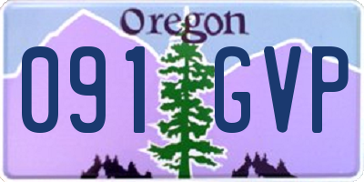 OR license plate 091GVP
