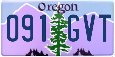 OR license plate 091GVT