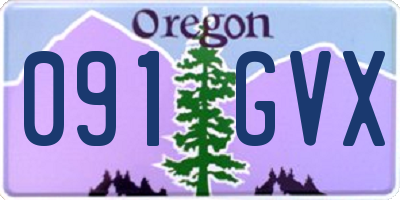 OR license plate 091GVX