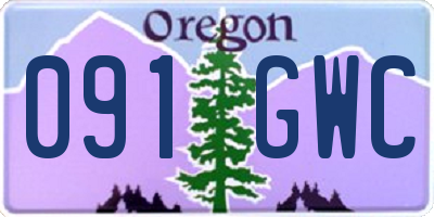 OR license plate 091GWC