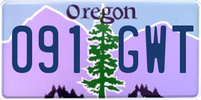 OR license plate 091GWT