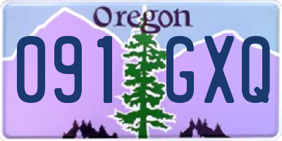 OR license plate 091GXQ