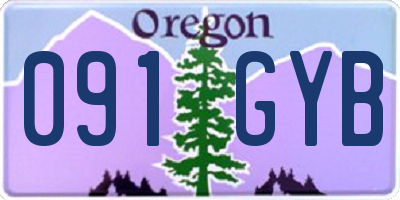 OR license plate 091GYB