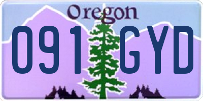 OR license plate 091GYD