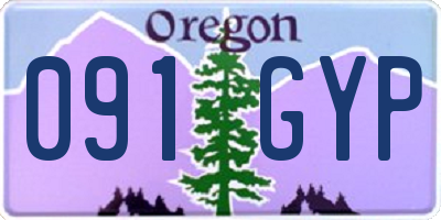 OR license plate 091GYP