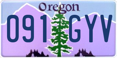 OR license plate 091GYV