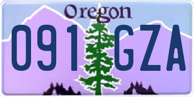OR license plate 091GZA