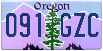 OR license plate 091GZC