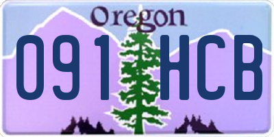OR license plate 091HCB