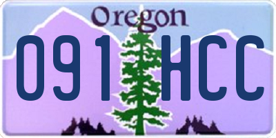OR license plate 091HCC