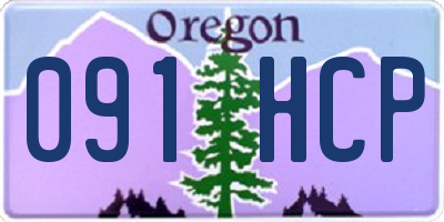 OR license plate 091HCP